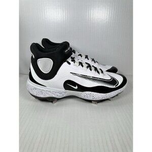 Nike Alpha Huarache Elite 4 Mid Baseball Cleat White Men`s Size 11.5 FD2744-107